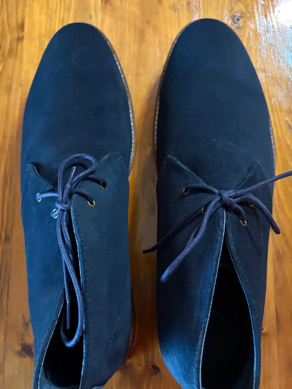 Banana Republic Navy Chukka Boots for Men